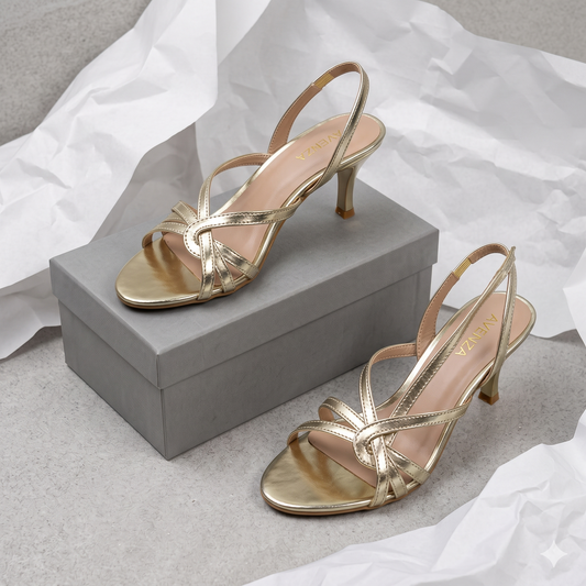 Oro Intreccio Heels