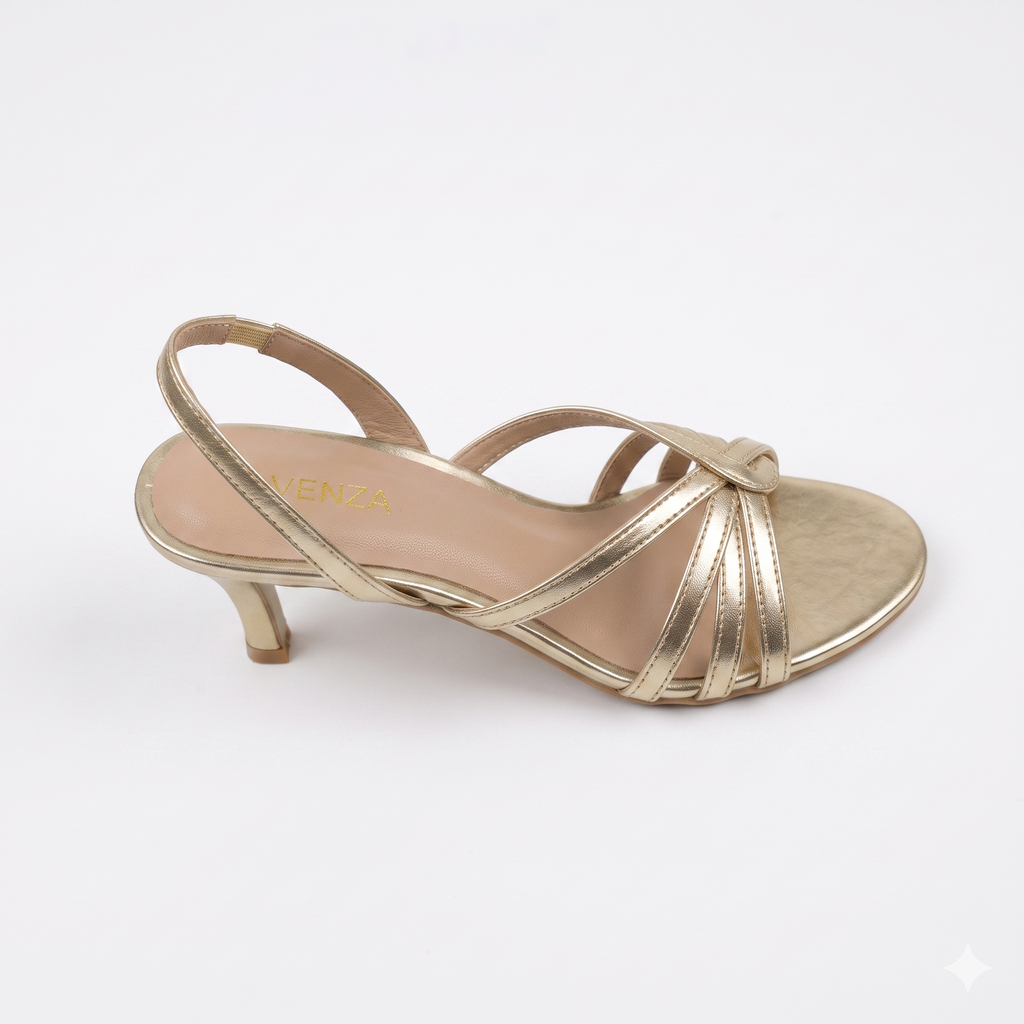 Oro Intreccio Heels