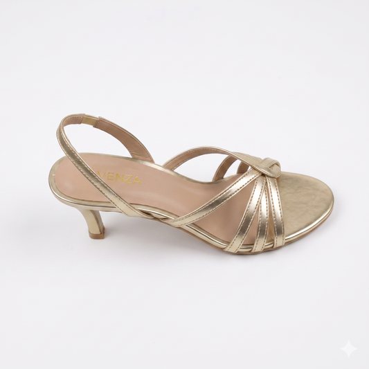 Oro Intreccio Heels